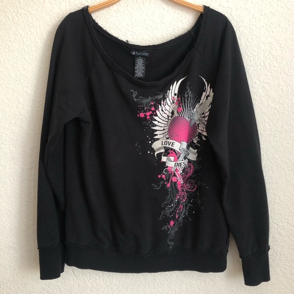 Selfesteem ‘Love💖Never Dies’ Sweatshirt - Picture 1 of 16